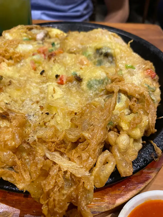 泰式鐵板蠔餅