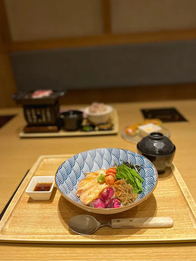 炙燒三文魚&明太子飯