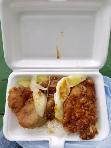 洋蔥豬扒飯