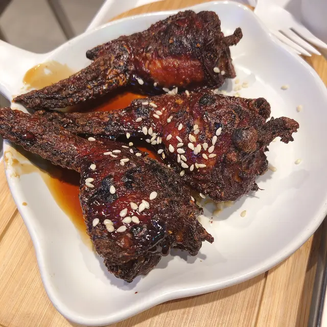 照燒蘑菇釀雞翼