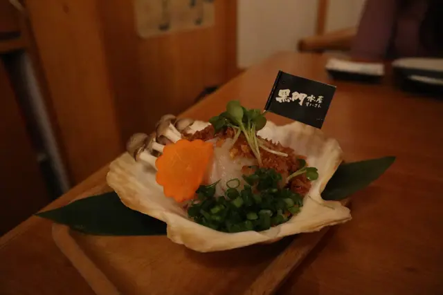 蟹油蒜燒帆立貝
