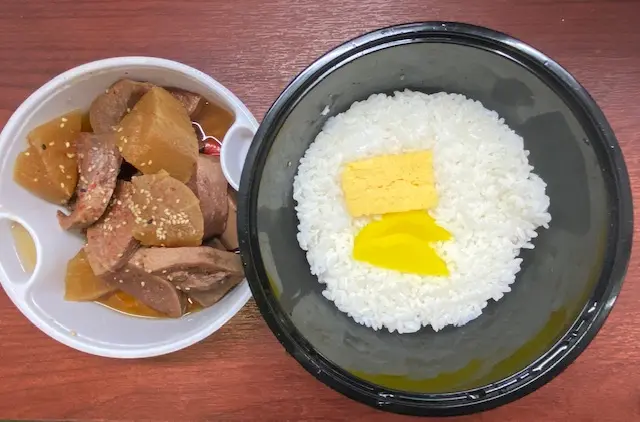 日式汁煮牛脷大根丼