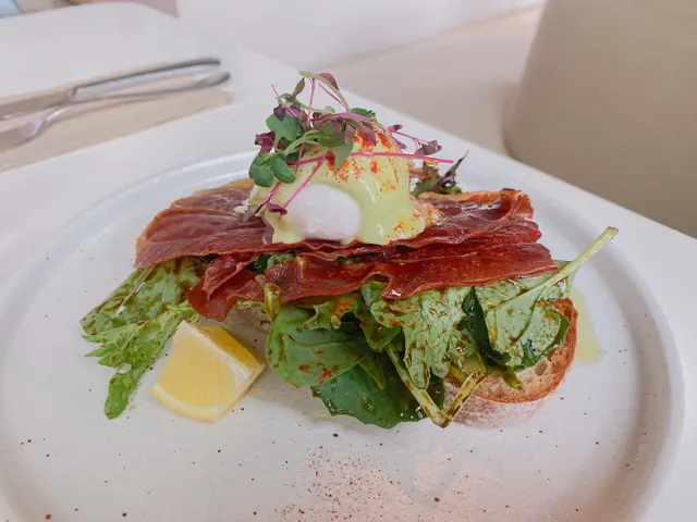 Egg Benedict with Parma Ham Sourdough