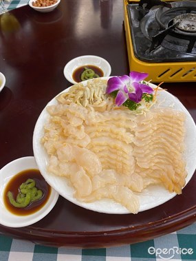 象拔蚌刺身 - Lung Tang Restaurant in Lei Yue Mun 