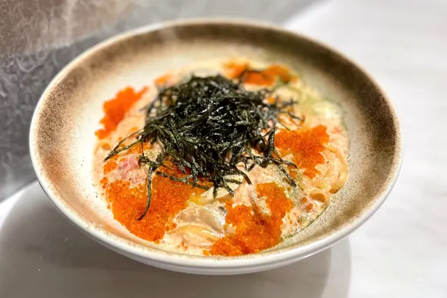 蟹肉蟹子明太子扁意粉