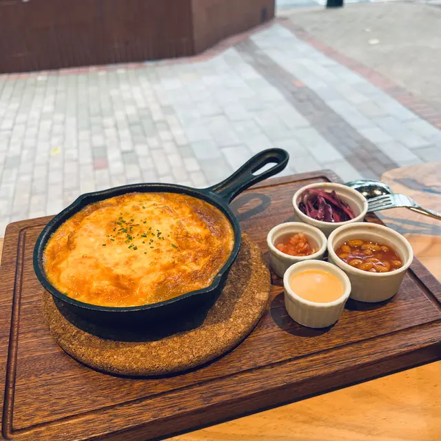 蟹肉龍蝦汁蛋餅