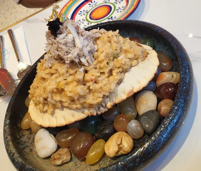 黑魚籽麵包蟹意大利飯