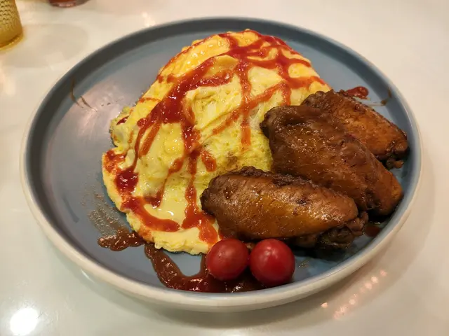 雞翼蛋蓋飯