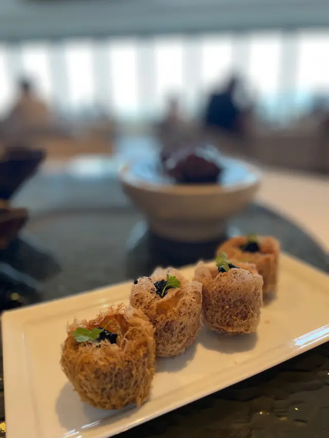 黑魚籽金巢香酥帶子芋角