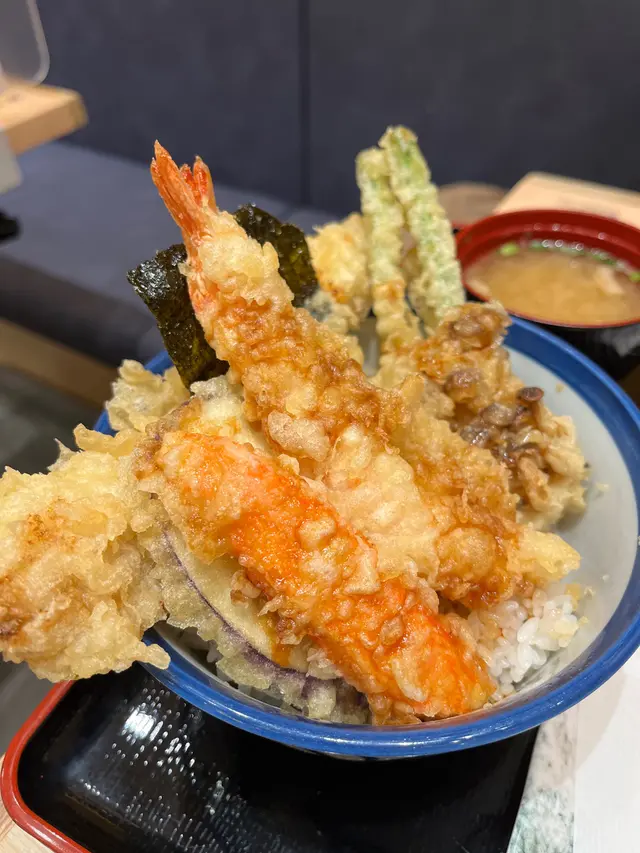 海老穴子天丼