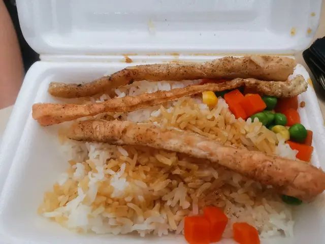 三文魚腩條飯