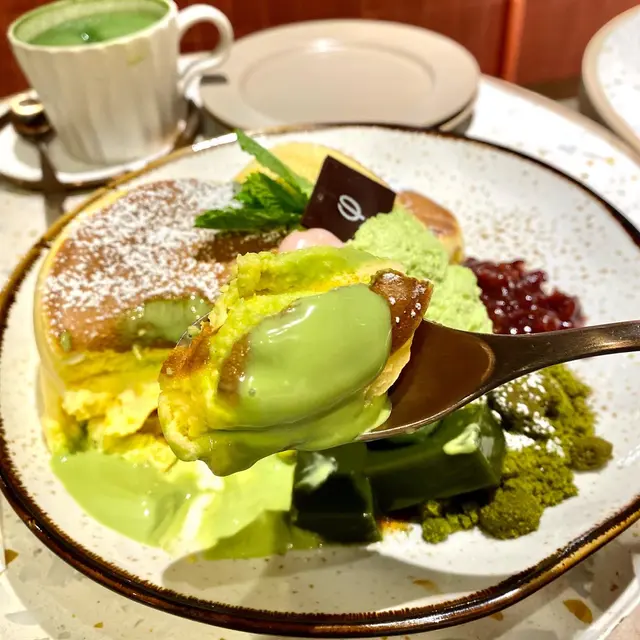 宇治抹茶紅豆梳乎厘