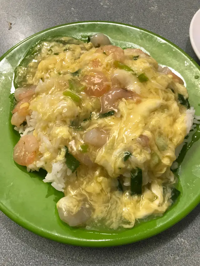 滑蛋蝦仁飯