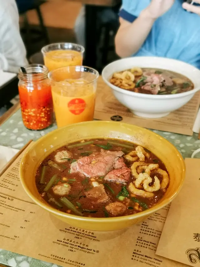 招牌泰式和牛湯河