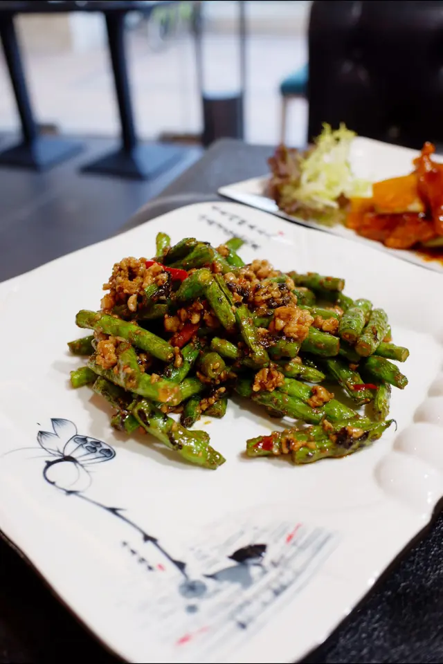 欖菜肉鬆四季豆