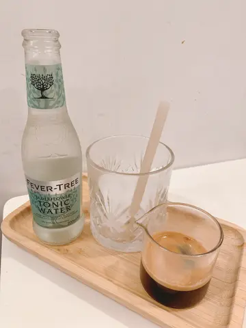 Elder  flower  Espresso  tonic
