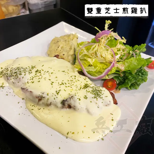 雙重芝士煎雞扒