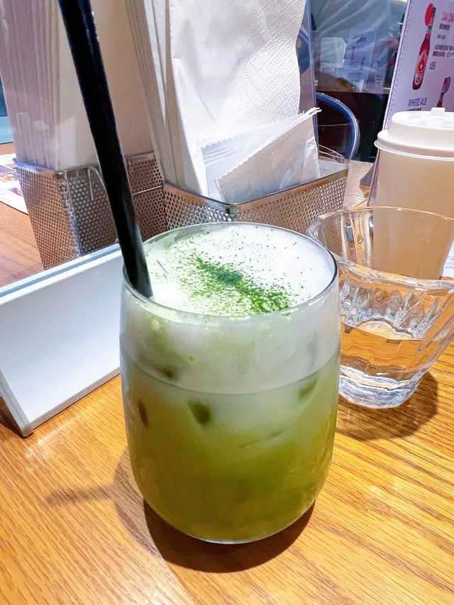 ICED GREEN TEA LATTE