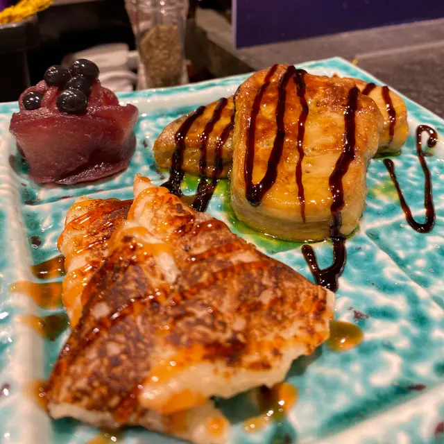 法式鵝肝配時令水果