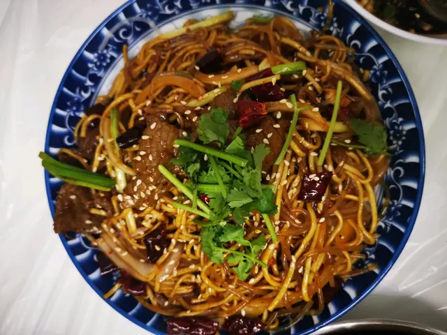 香辣牛肉炒鴛鴦