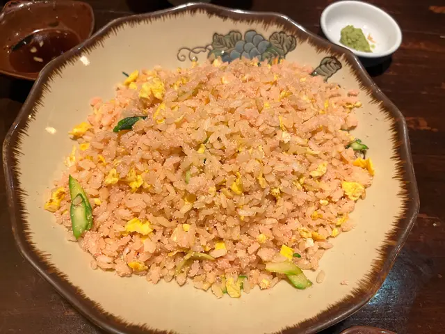 明太子露荀炒飯