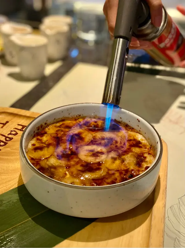 香蕉火焰焦糖燉蛋
