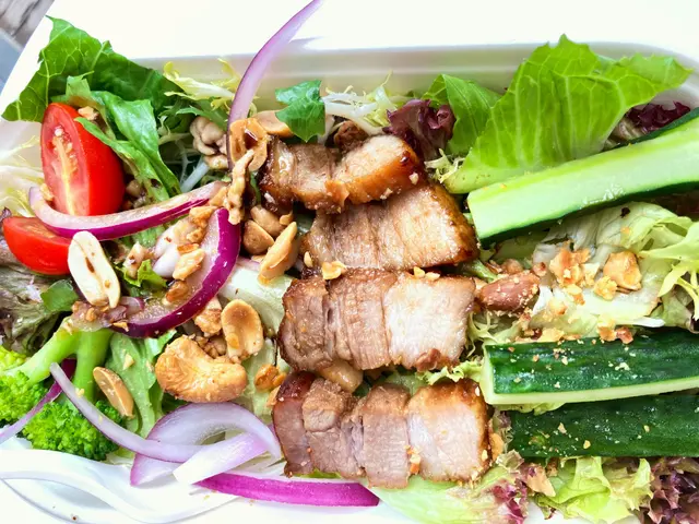 香煎叉燒五花腩沙律