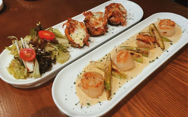 個帶子Starter有驚喜,個汁食落去似檸檬忌廉汁,酸酸地好開胃