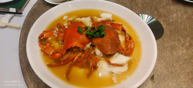 花雕蛋白蒸膏蟹