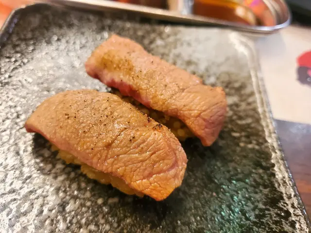 壽司上面既牛，好食過就咁叫嗰啲