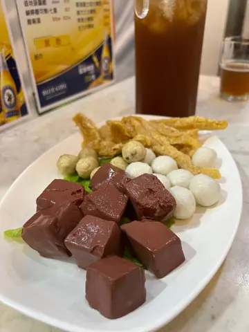 枝竹白魚蛋陳皮魚蛋豬紅