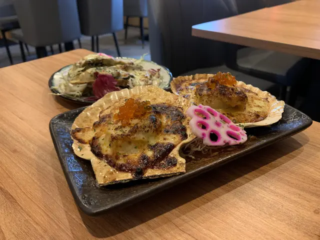 三文魚籽黃金醬燒元貝