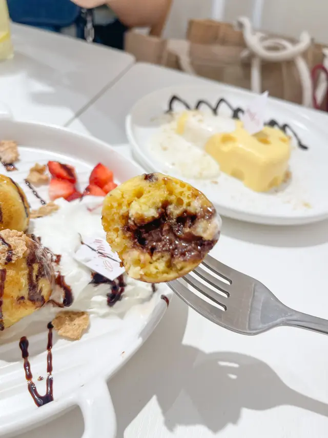 阿華田脆脆波波鬆餅 配朱古力醬