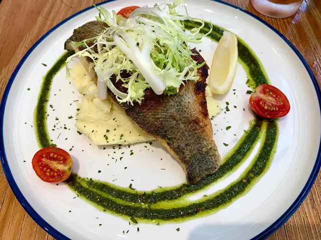 Pan-fried  sea  bass