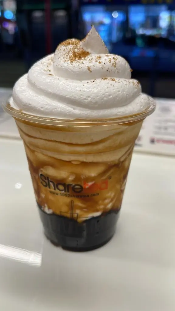 厚黑糖珍珠鮮奶加濃乳霜