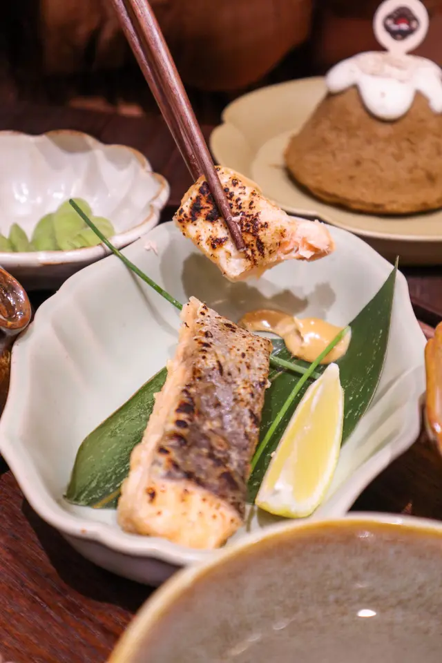 香煎三文魚扒定食