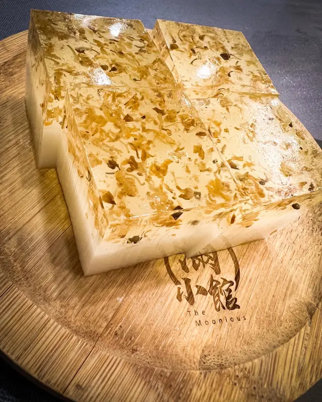 椰汁桂花糕Chilled coconut Osmanthus Pudding