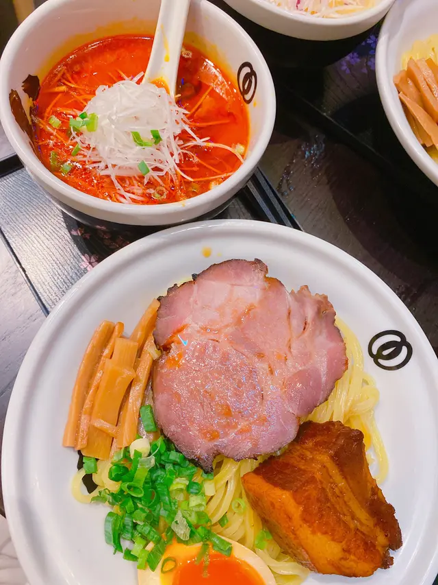 相傳叉燒沾汁麵+辛味豚骨湯