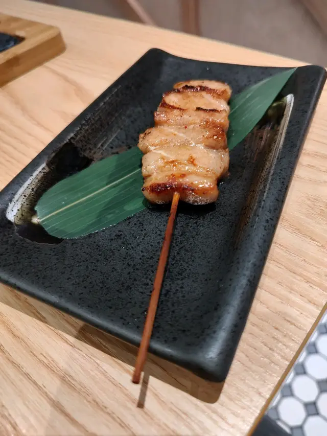 黑豚豬頸肉串燒