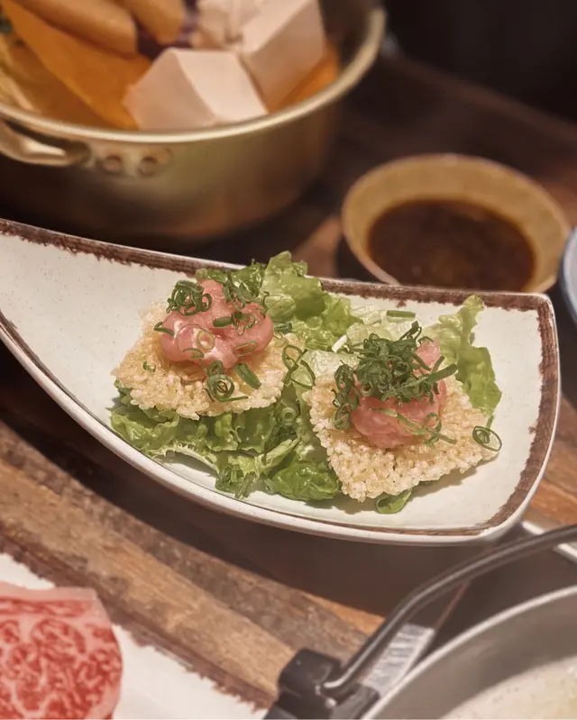 香葱拖羅蓉配鍋巴片(二本)