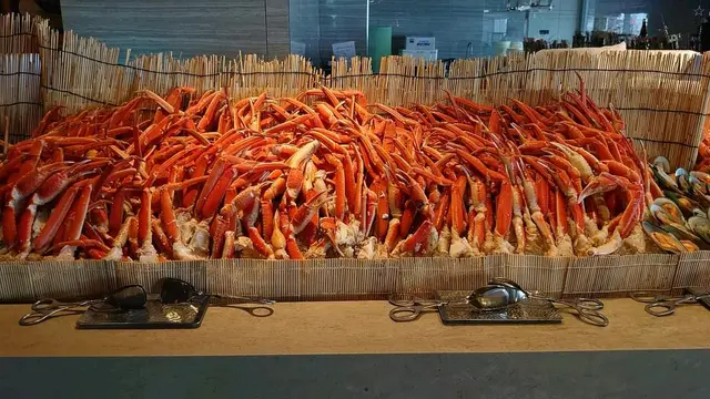 自助餐未開始時嘅樣