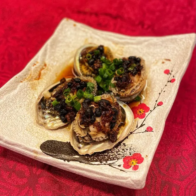 豆豉果皮蒸南非鮑魚