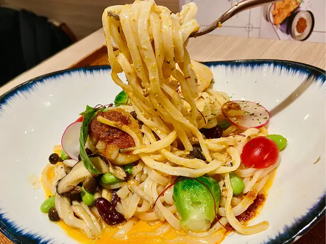 烏魚子元貝手作麵