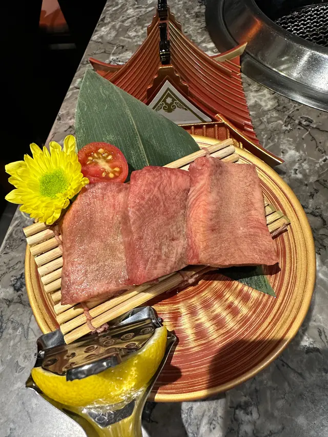 大阪城和牛4點盛合- 特厚牛舌