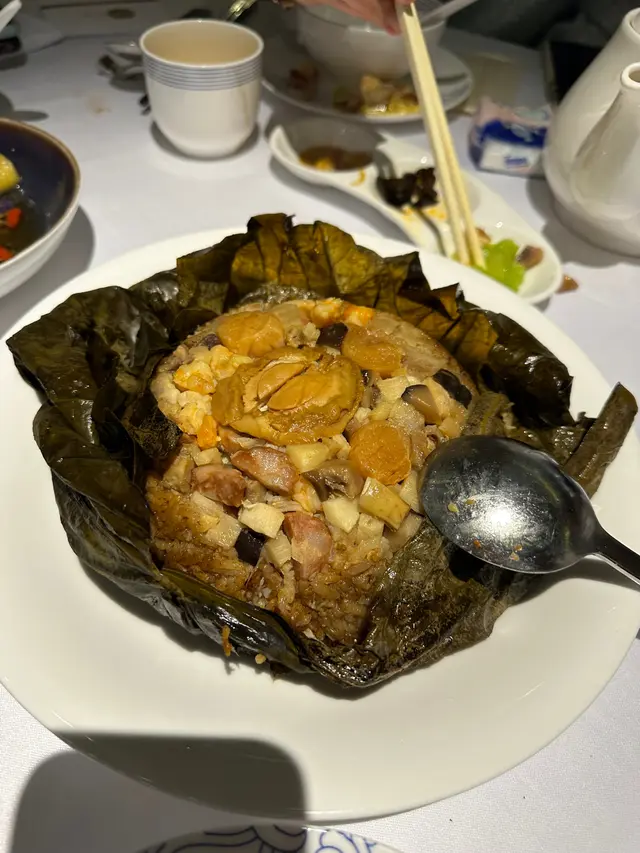 十里鮑魚荷葉飯