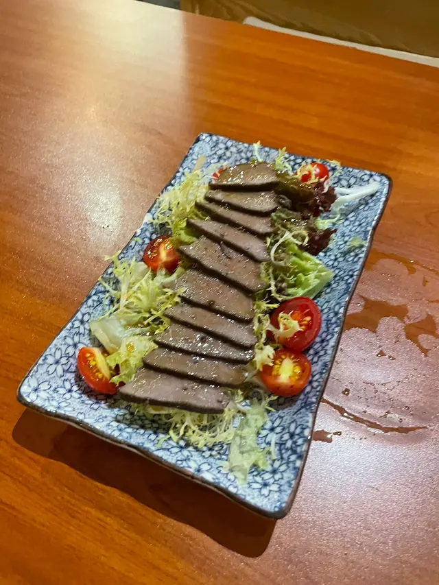 柚子汁牛脷沙律