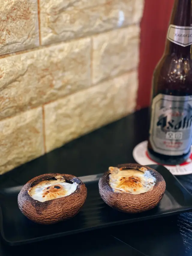 爆漿芝士大啡菇