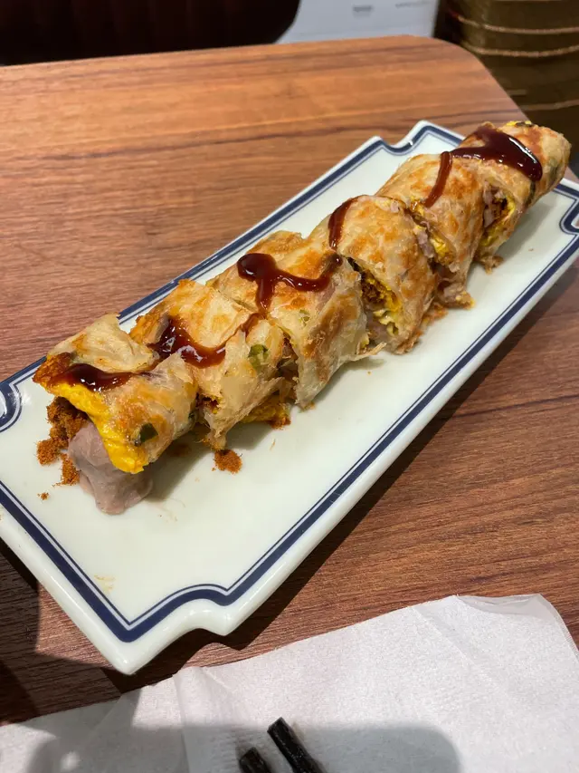 人氣蔥抓蛋餅-奶油、肉鬆、起司