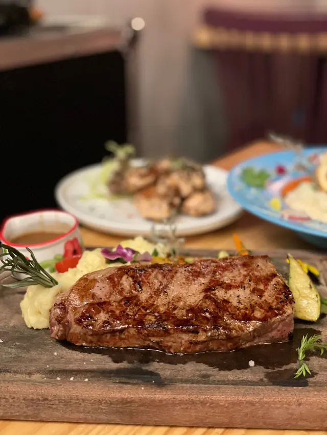 香煎美國安格斯牛腹心扒