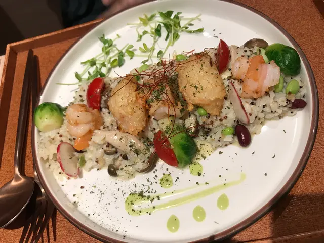睇都已覺好味了!賣相跟味道成正比👍🏼😋  藜麥飯好似加左蒜及芝士,好香好味😋